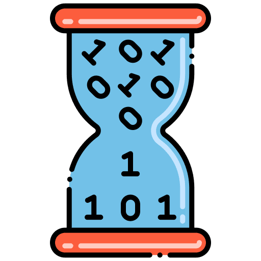Hackathon data binary code security icon