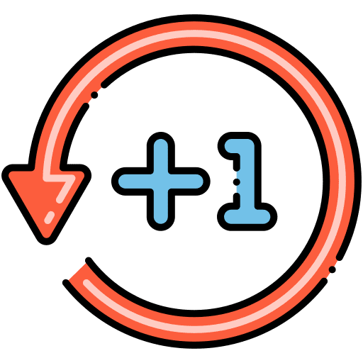 Iteration scrum cycle circle icon