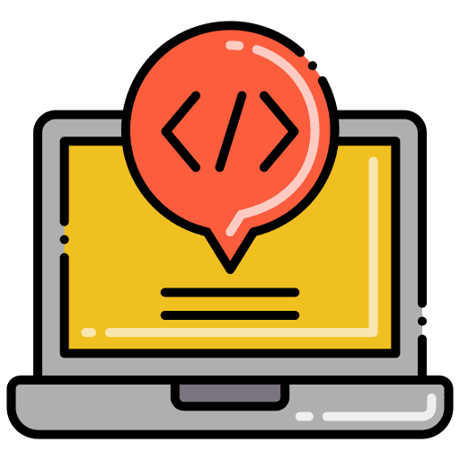 Web development web programming developer web development icon