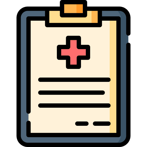 Clinic history medical record clinic security icon