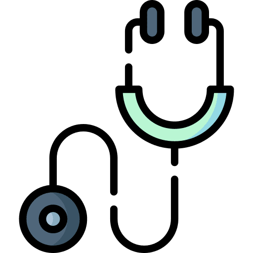 Stethoscope physician stethoscope healthcare and medical icon