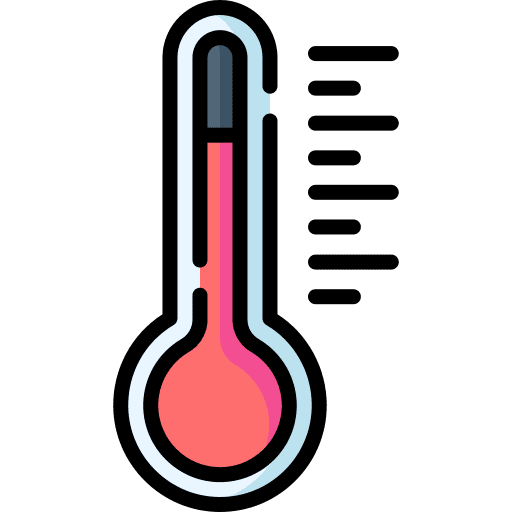 Thermometer temperature nature climate icon