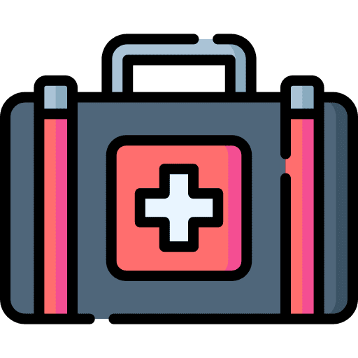 First aid kit hospital healthcare and medical first aid kit icon