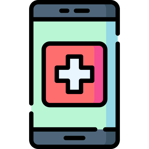 Mobile app mobile app wellness healthcare and medical icon