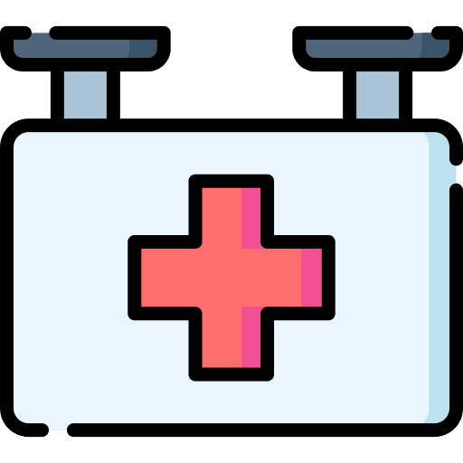 Pharmacy automobile ambulances transport icon