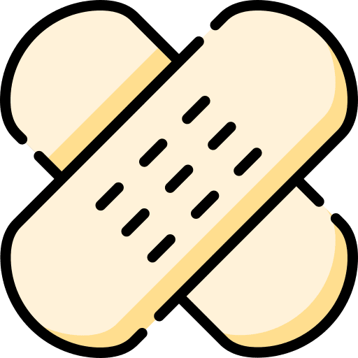 Plaster medical healthcare and medical healing icon