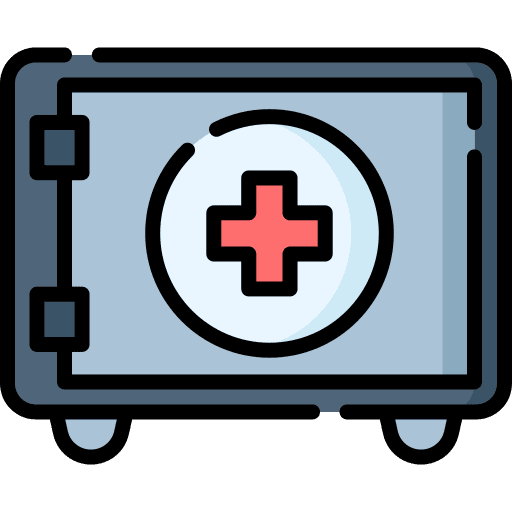 Safebox security emergency business icon