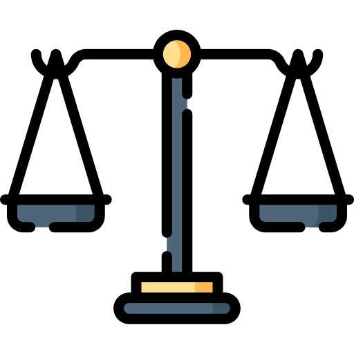 Scale ph balance justice scale weight icon