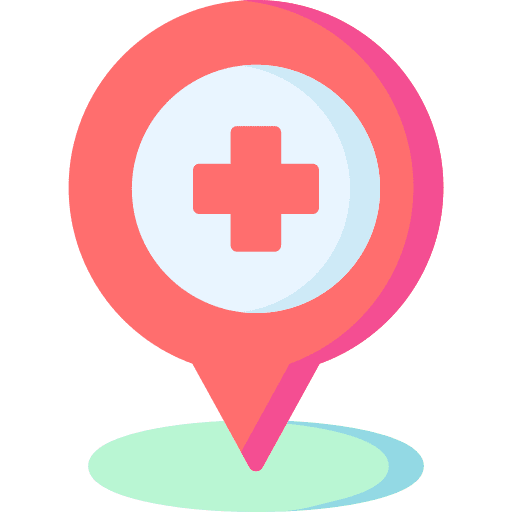 Hodpital healthcare and medical ambulance placeholder icon