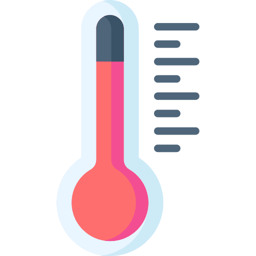 Thermometer healthcare and medical temperature forecast icon