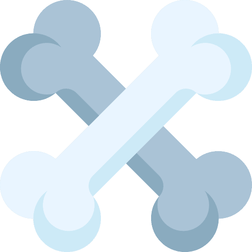 Bones human body bone healthcare and medical icon