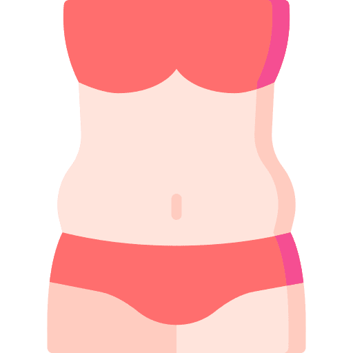 Fat anatomy body body parts icon