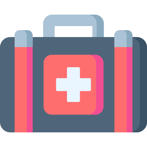 First aid kit healthcare health care doctor icon