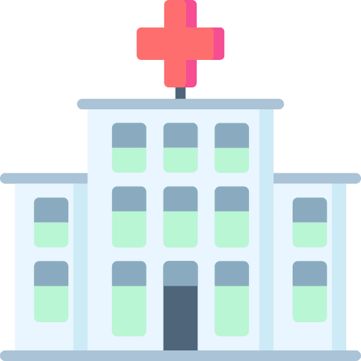 Hospital hospital architectonic buildings icon