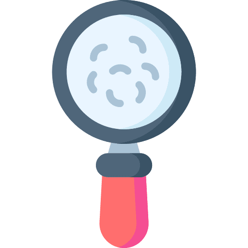 Loupe magnifying glass emergency search icon