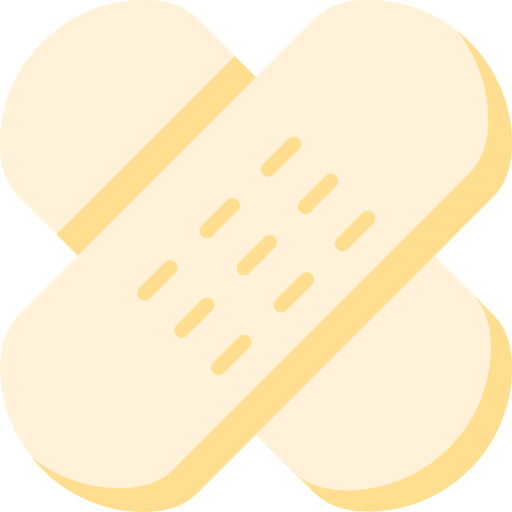 Plaster vehicle package pharmacy icon