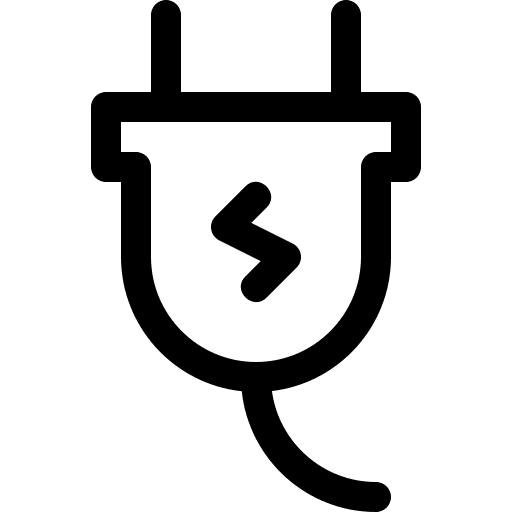 Power plug power plug electricity electronics icon