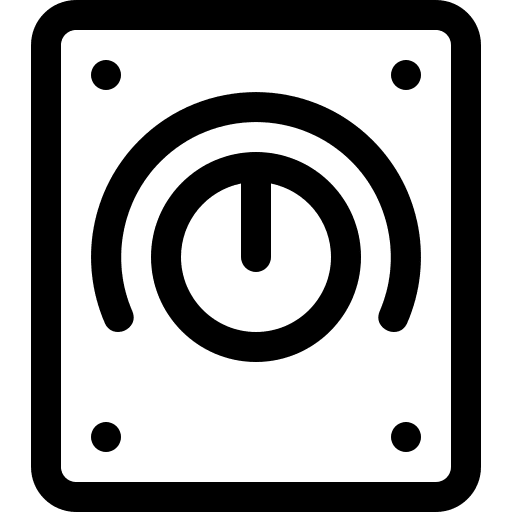 Dimmer electricity household lights icon