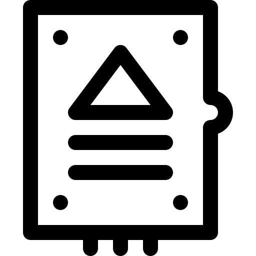 Electrical panel electrical panel danger fuse box icon