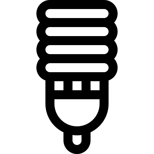 Lightbulb technology illumination light bulb icon