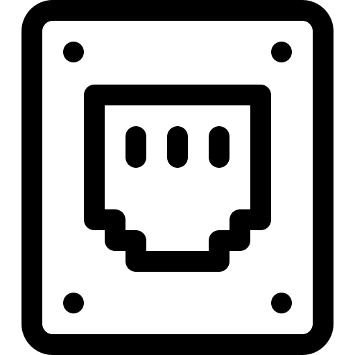 Socket electronics socket computer icon