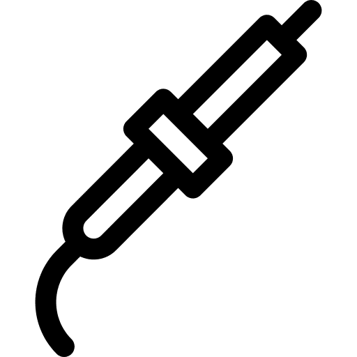 Soldering iron toolbox electronics construction and tools icon