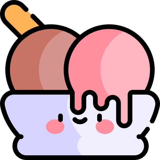 Ice cream bowl cup ice cream icon