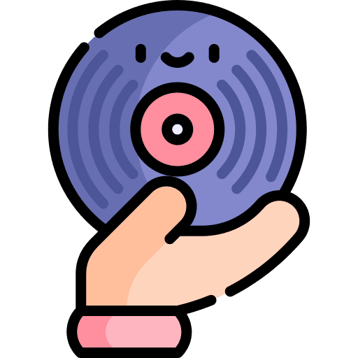 Cd hand music bluray icon