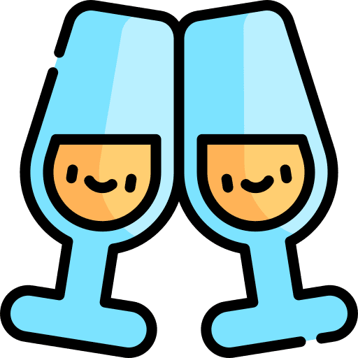 Cheers drink celebration toast icon