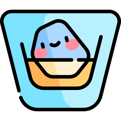 Drink glass ice whiskey icon