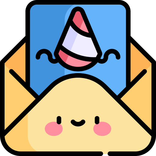 Invitation fun hat invitation communications icon