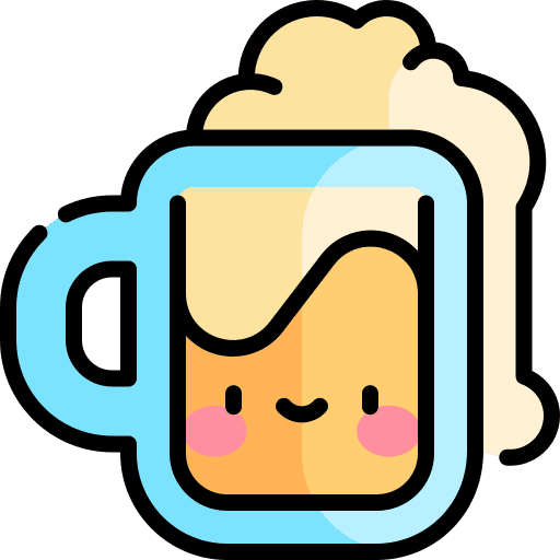 Beer fast food pint pint of beer icon