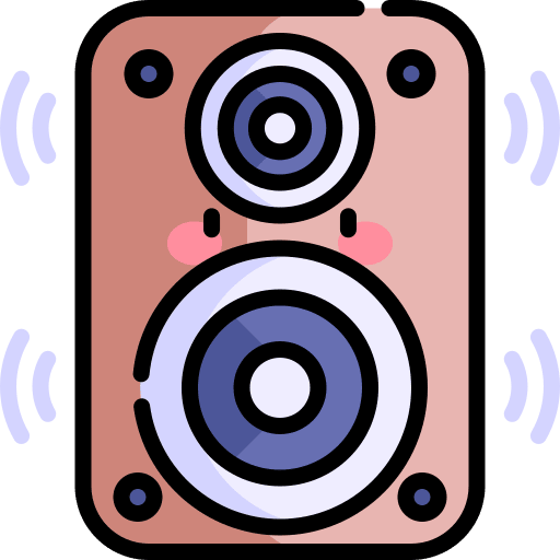 Speaker electronics audio music icon