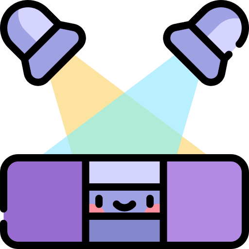 Spotlights entertainment electronics lights icon