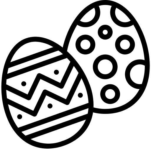 Easter eggs easter celebration decoration icon