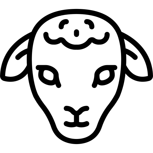 Sheep mammal animals wildlife icon