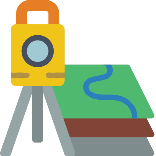 3d scanner survey equipment tripod icon