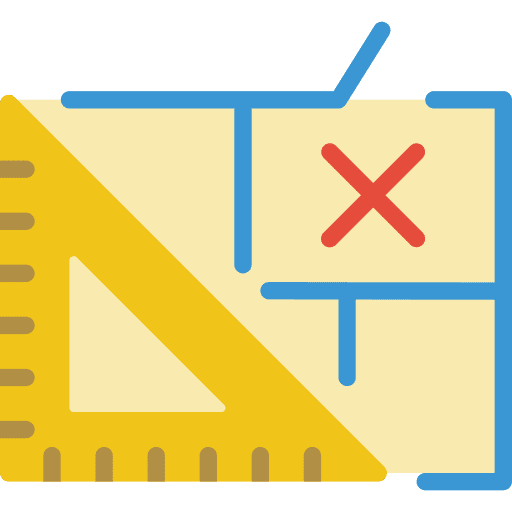 Blueprint floor plans building house plan icon