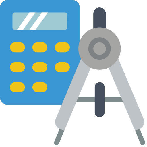 Stationery calculator mathematics stationery icon