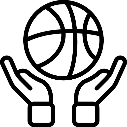 Ball catch game basketball icon