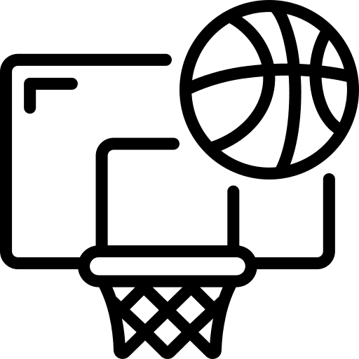 Net hoop ball game icon