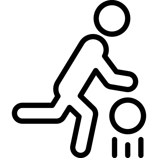 Dribble sports and competition dribble player icon