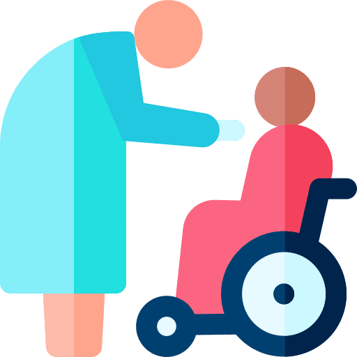 Feeding hospital nurse healthcare and medical icon