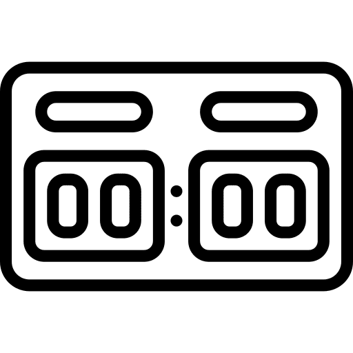 Scoreboard competition sports and competition scores icon