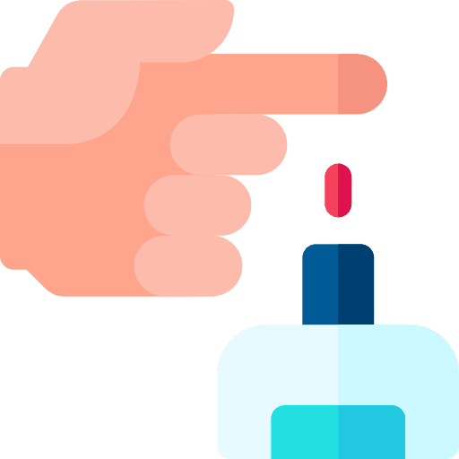 Blood hospital healthcare and medical blood test icon