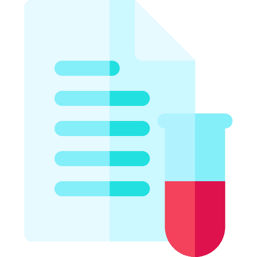 Hospital medical history hospital blood test icon