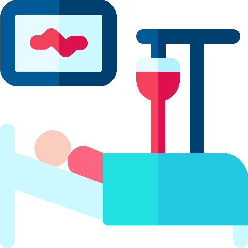 Monitoring heart rate bed monitoring icon