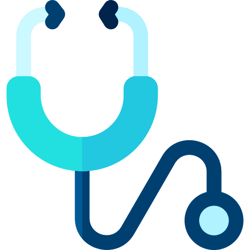 Stethoscope healthcare and medical physician stethoscope icon