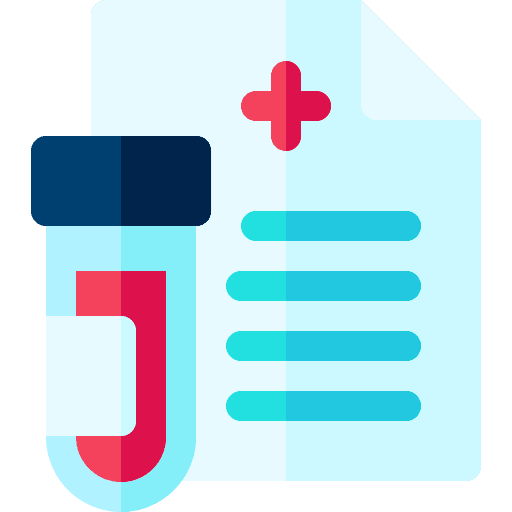 Blood test laboratory blood test blood tube icon