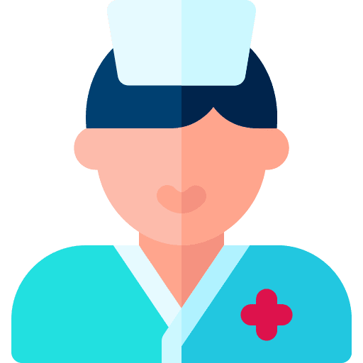 Male male nurse hospital icon